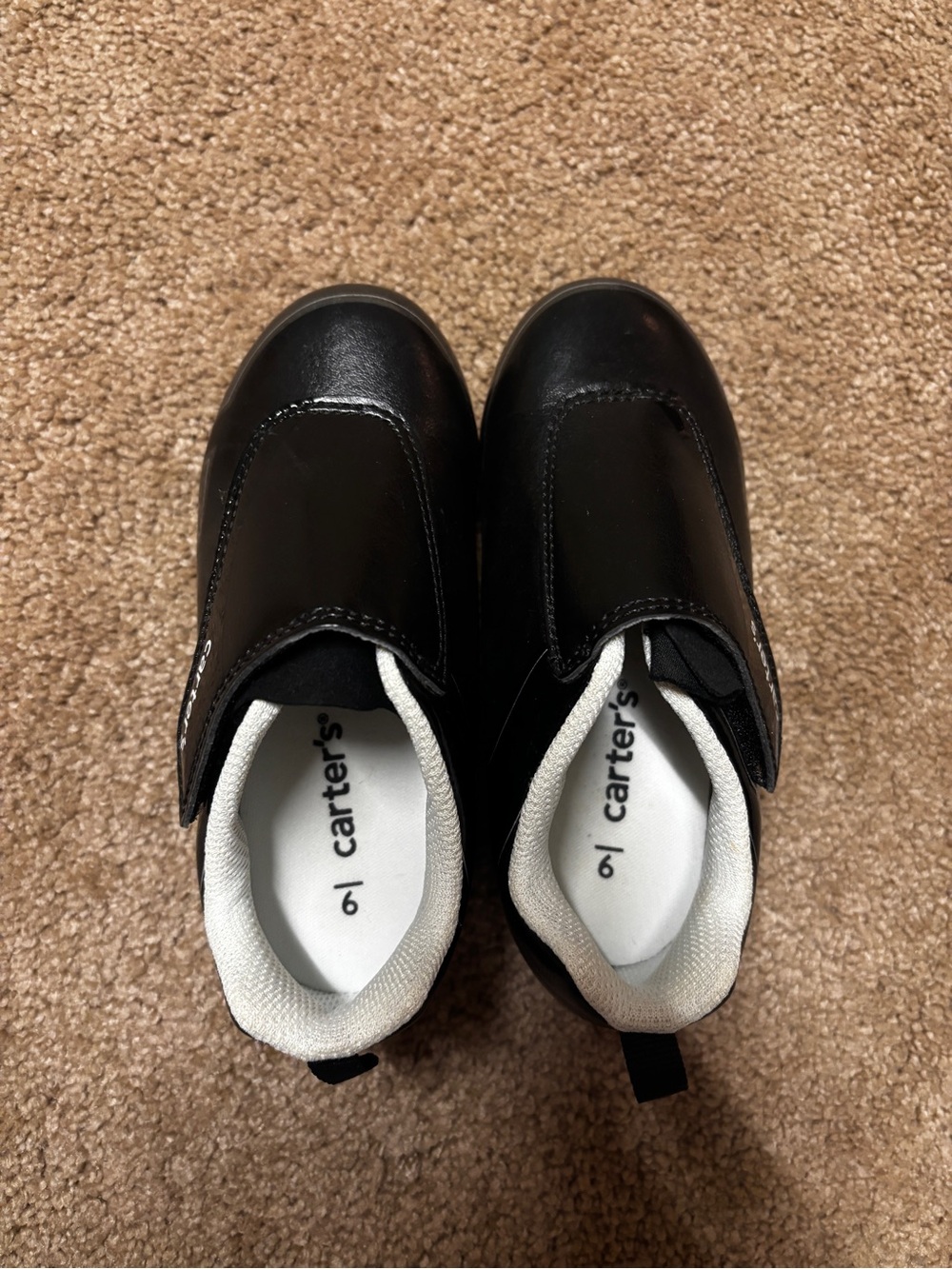 Carter's Black Kids Cleats Soccer Shoes